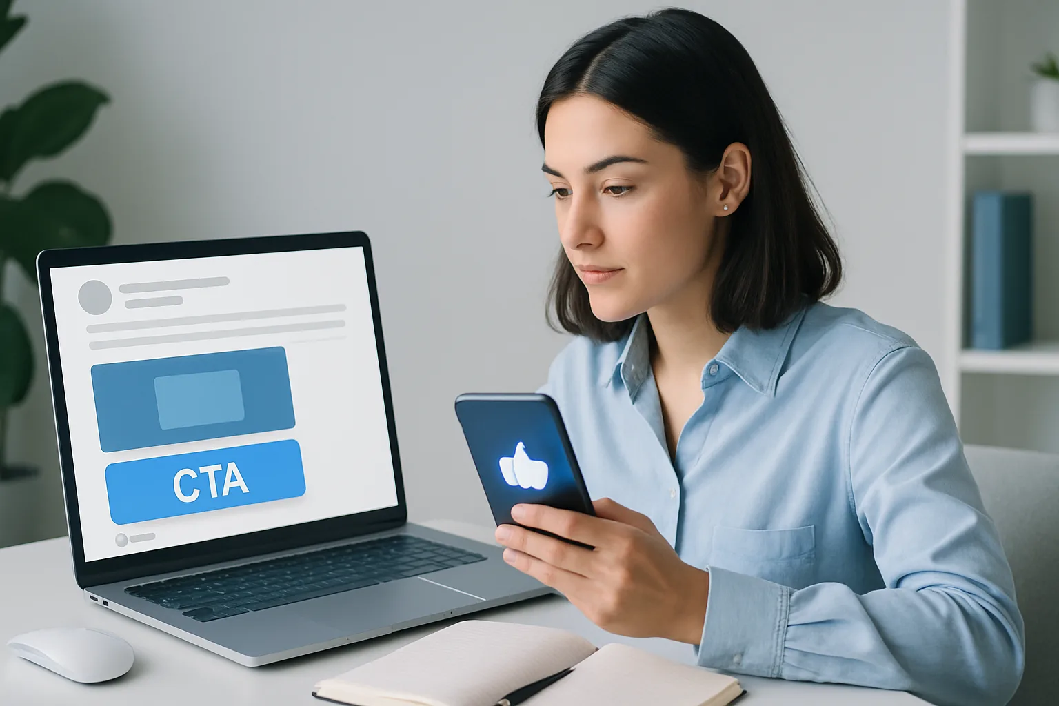 Colorful social media posts featuring effective call-to-actions and engagement strategies for success.