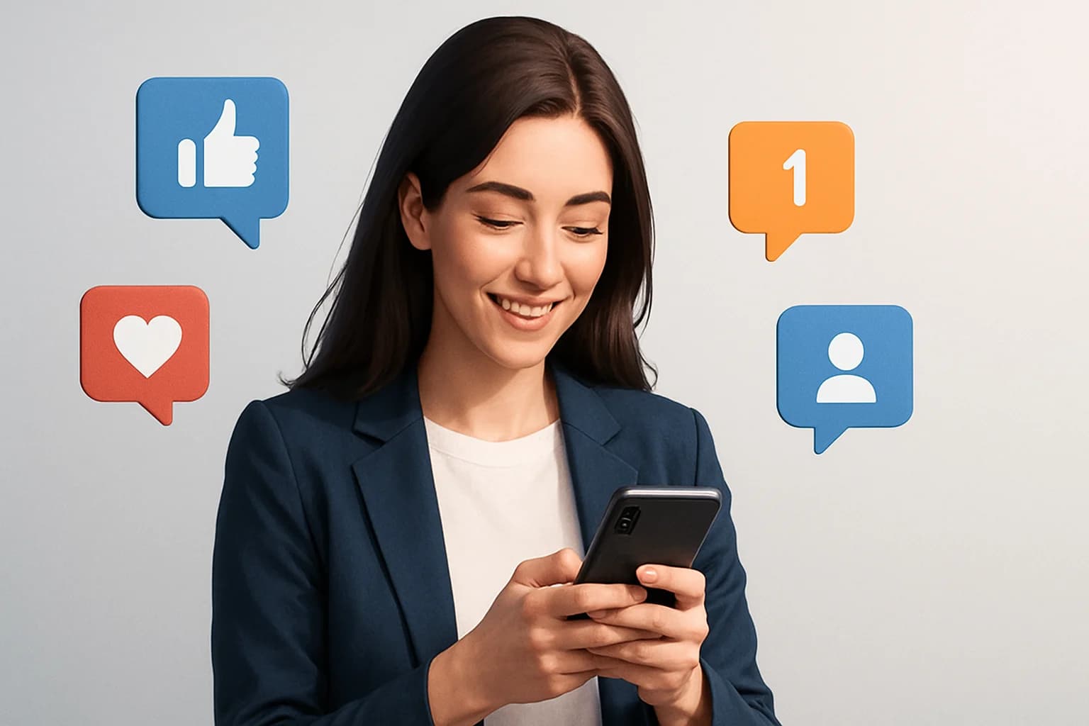 Colorful infographic featuring essential tips for engaging social media followers and boosting interaction.