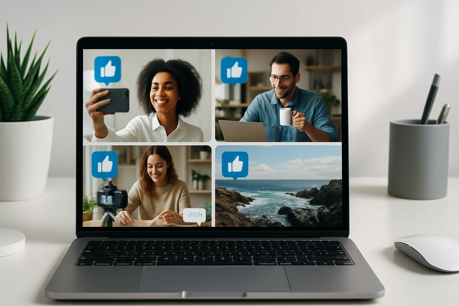 Collage of diverse user-generated content examples showcasing effective engagement strategies and community interaction.