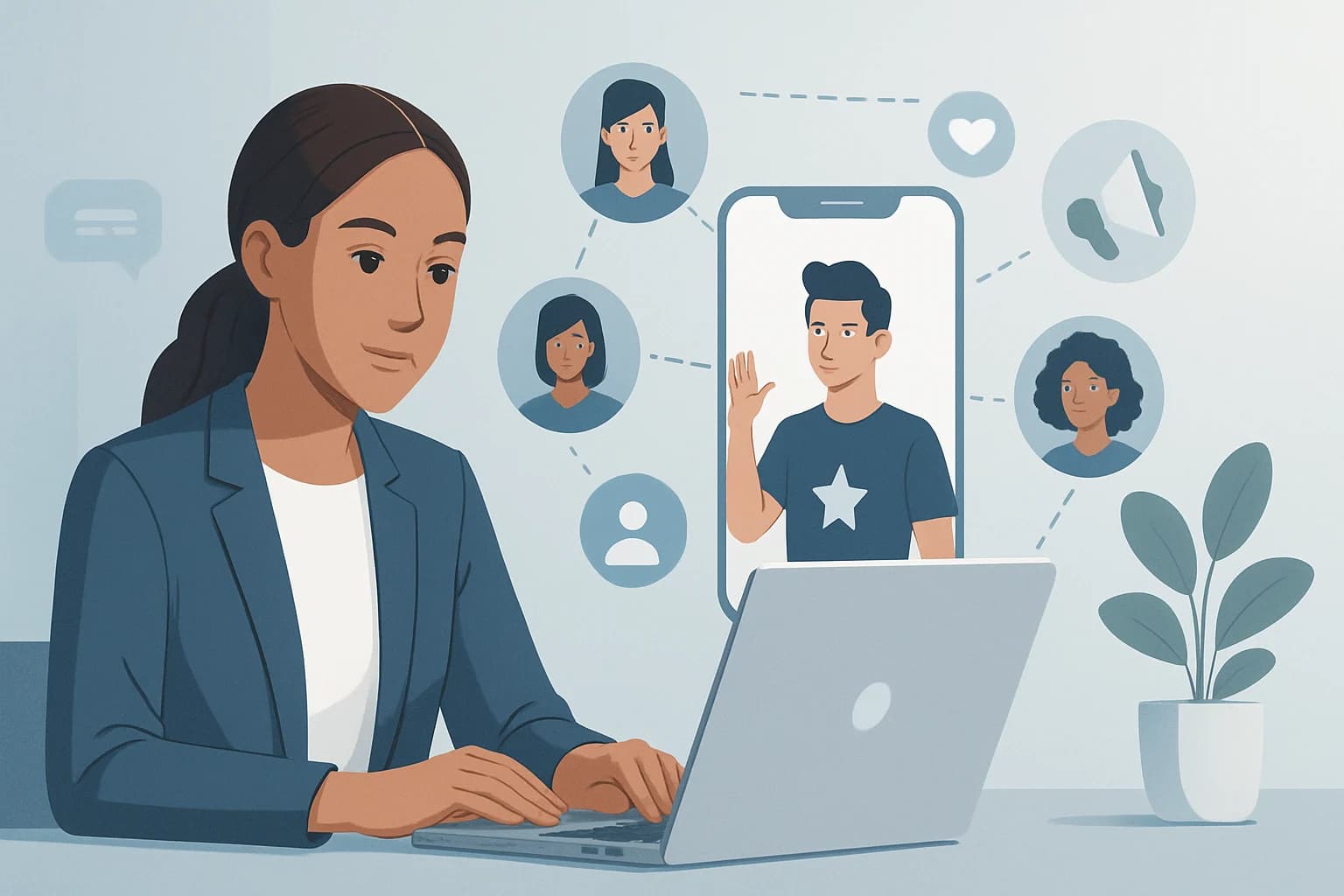 Step-by-step guide on creating a social media brand ambassador program with engaging visuals.