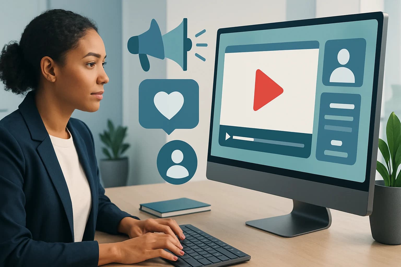 Creative team brainstorming video ideas to enhance brand awareness using engaging content strategies.