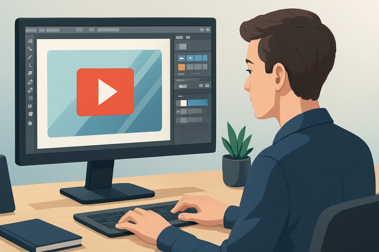 Colorful video thumbnails showcasing creative designs and text for social media engagement strategies.