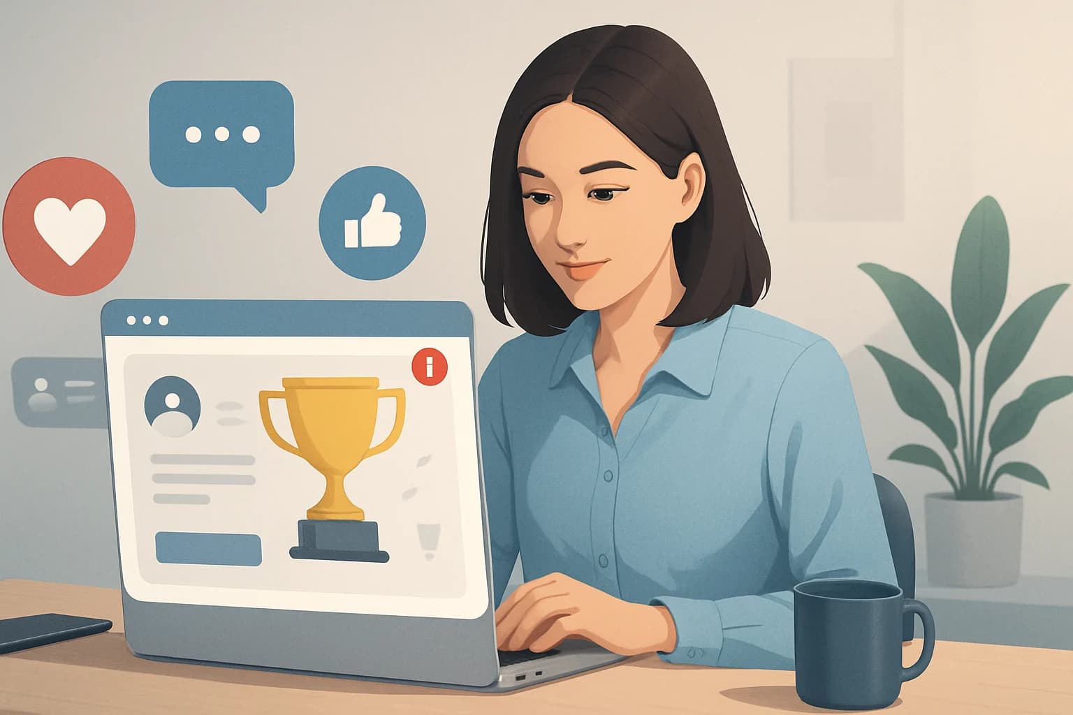 Colorful social media contest posts showcasing prizes and engagement strategies for creating compelling contests.