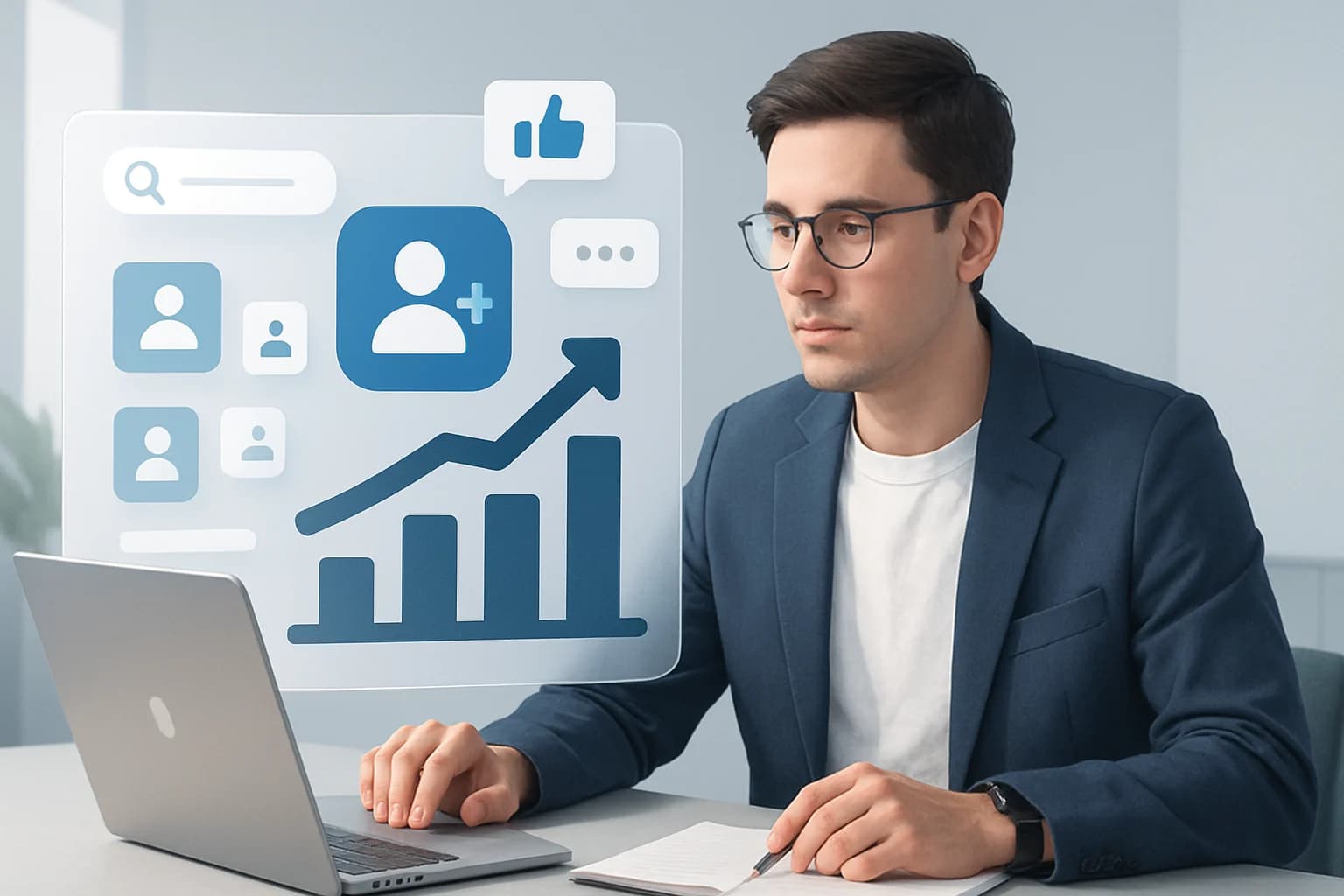 Colorful infographic showcasing effective strategies for increasing followers on social media platforms.